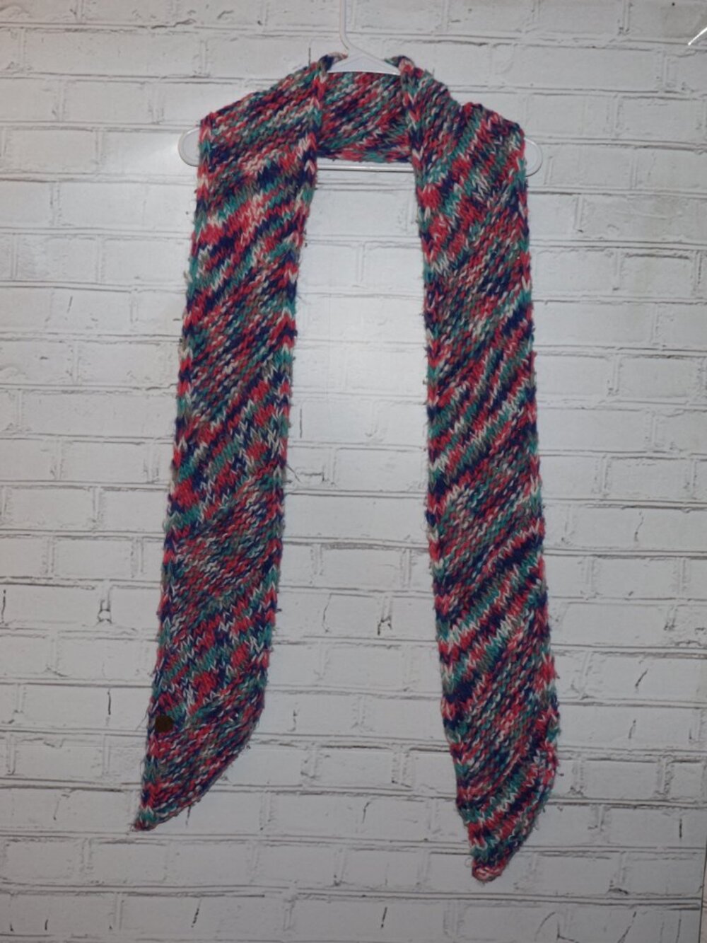 🧶✨ OP Multicolor Knit Scarf · 6" x 80"